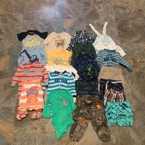 Baby boy mixed clothing bundle, size premie-3 months